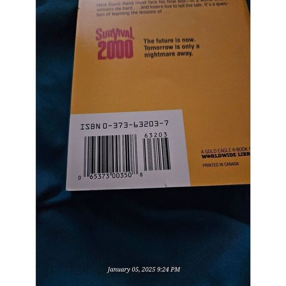 Survival 2000 frozen fire by James McPhee gold eagle books isbn 0373632037 - Picture 3 of 5